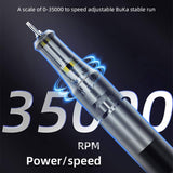 35000rpm Electric Nail File/Drill Machine UV-501 - Rechargeable / Cordless / Portable - White