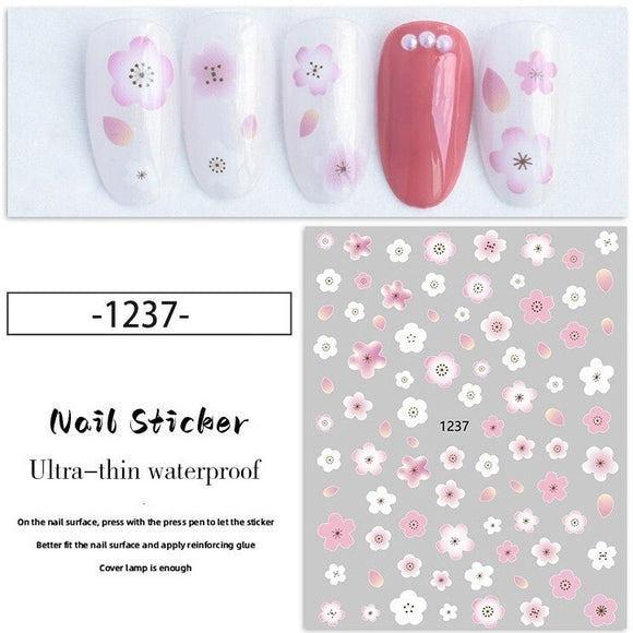Nail Sticker - 1237 - Flower