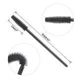 Silicon Mascara Wands / Spoolies - Black - 50pcs