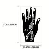 Tattoo Stencils - Hand - 12pcs