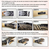 Tattoo Stencils - Hand - 12pcs