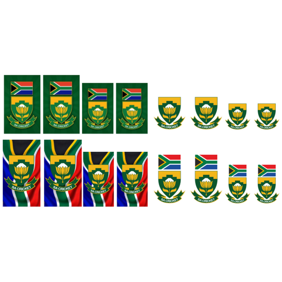 South Africa Cricket - Nails Water Decals