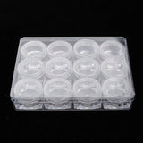 Empty Container with Base - 12pcs Set