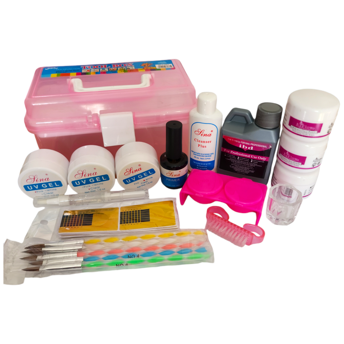 Builder UV Gel & Acrylic Nail Kit - 16pcs – Madz Nail & Beauty