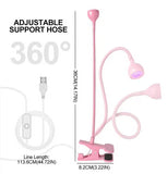 Flexible Gooseneck Nail UV LED Light / Lamp with Table Clip - 5W