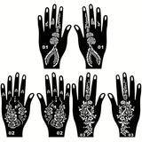 Tattoo Stencils - Hand - 12pcs