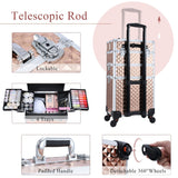 Storage Case - Professional Beauty Case / Makeup Case Trolley - 2 Layer (Big)