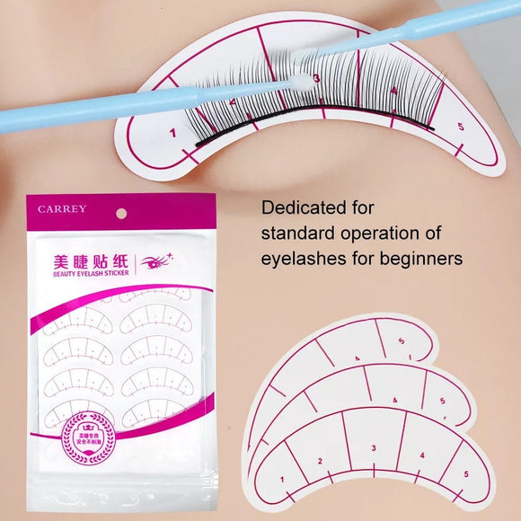 Eyelash Mapping Stickers