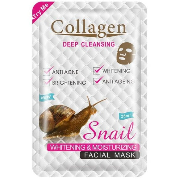 Collagen - Deep Cleansing - Snail Collagen Facial Mask - 24ml