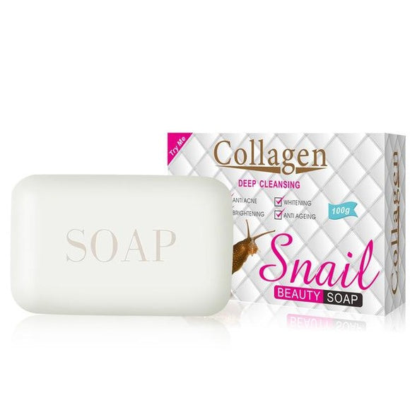 Collagen - Deep Cleansing - Snail Beauty Soap 100g