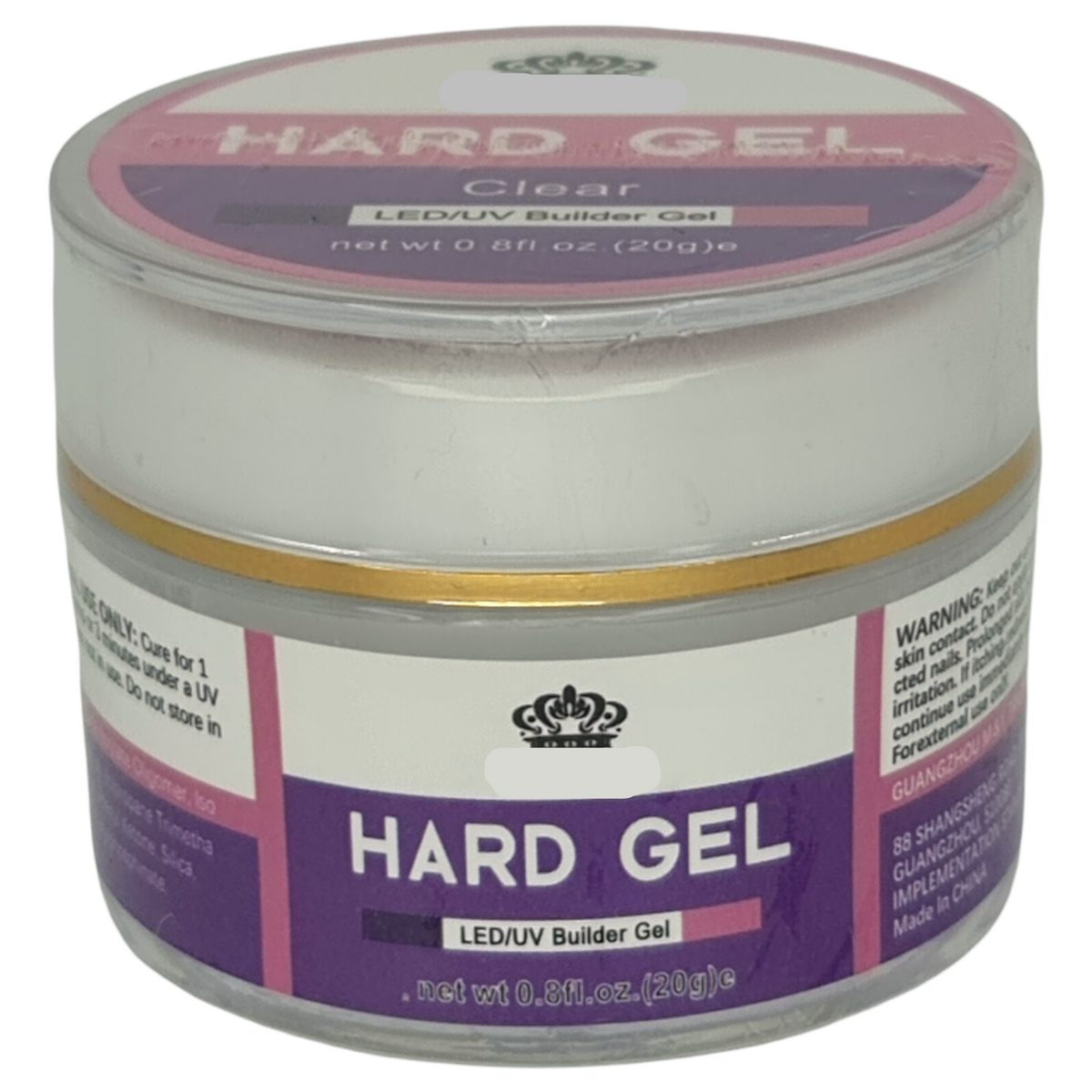 Hard Gel Uv Builder Gel Clear 20g Madz Nail And Beauty