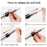 35000rpm Electric Nail File/Drill - DM202 - White