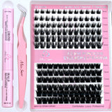 Eyelash Extension - SR064 + SR062 - 0.07-D - 9-14MIX - Set