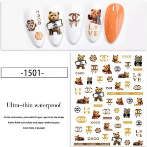 Nail Sticker - JO-1501 - COCO Teddy