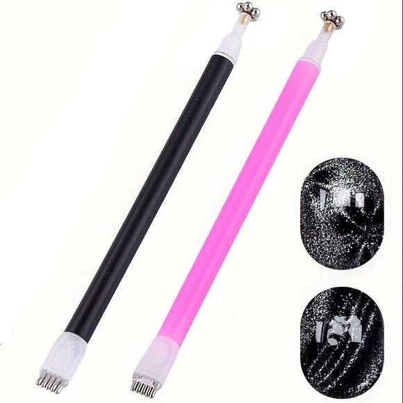 Cat Eye Magnet - Double Head Flower Pen