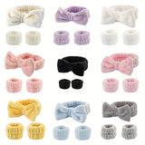 Facial Cleansing - Wrist Bands & Bow Headband - Set