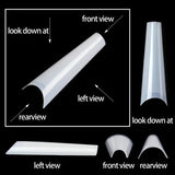 Coffin - 3XL Long - Half Cover - Soft Gel Nail Tips - 240pcs