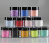 Acrylic Colour Powder - Mix Colours - 12 x 10ml