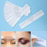 Disposable Eyebrow Ruler - 50pcs