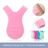 Eyelash Y-Shape Brush - 10pcs