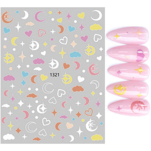 Nail Sticker - 1321 - Stars