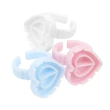 Eyelashes Extension Glue Heart Ring - 20pcs