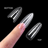 Nail Extension Re-Usable - Sandwich Dual Form - 140pcs/15 Sizes - Almond