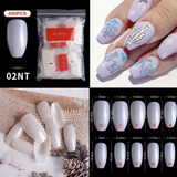 Coffin - Full Cover Nail Tips - 500pcs - Bag