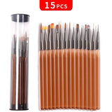 15pcs Painting Drawing Brush