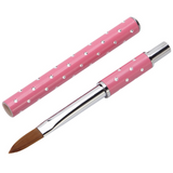 Acrylic Brush - Pink Stem with Ringtones - Single