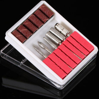 Electric Nail File/Drill Bit Set
