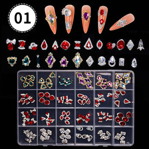 24 Grids Rhinestone Set 1