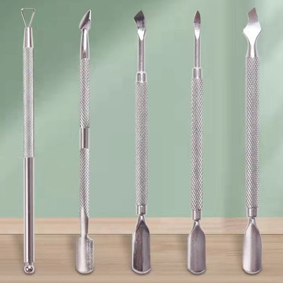 Big Stainless Steel Double Side - Cuticle Pusher / Scoop