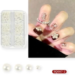 Nail Decoration - Pearl Mix Shapes - 02