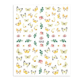 Nail Sticker - 1312 - Butterfly