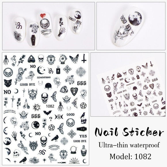 Nail Sticker - 1082 - Symbols