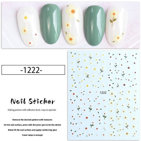 Nail Sticker - 1222 - Flowers