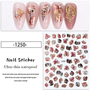 Nail Sticker - 1250 - Flower