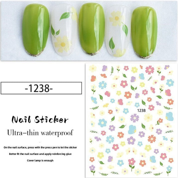 Nail Sticker - 1238 - Flowers