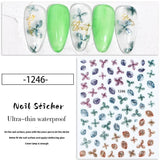 Nail Sticker - 1246 - Flowers