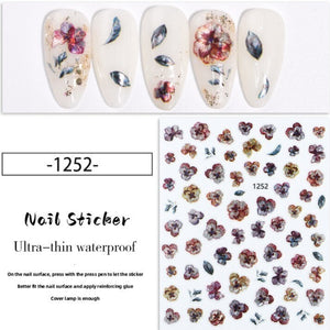 Nail Sticker - 1252 - Flowers