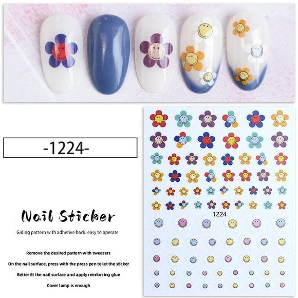 Nail Sticker - 1224 - Flowers