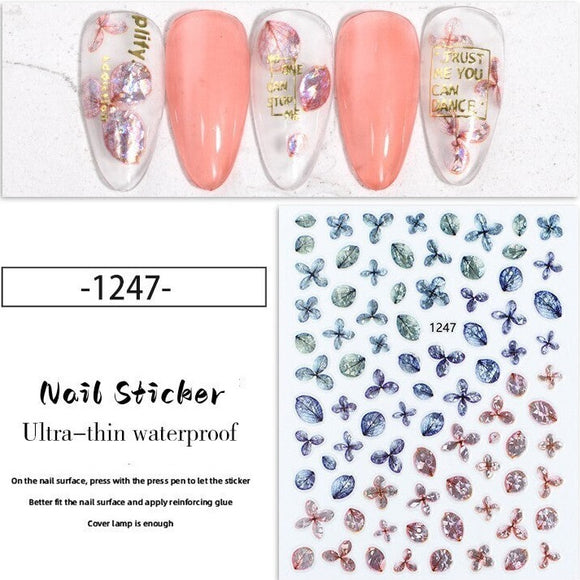 Nail Sticker - 1247 - Flowers