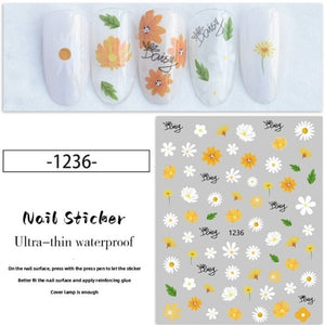 Nail Sticker - 1236 - Flowers