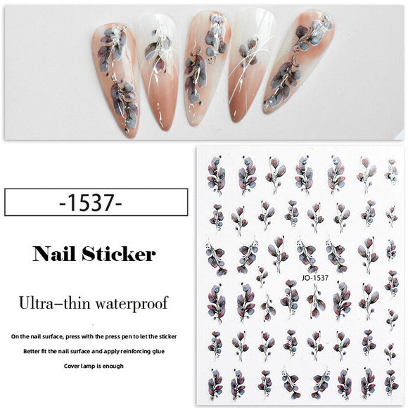 Nail Sticker - 1537 - Flowers