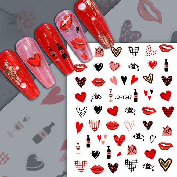 Nail Sticker - 1547 - Heart