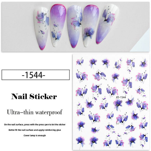 Nail Sticker - 1544 - Flower