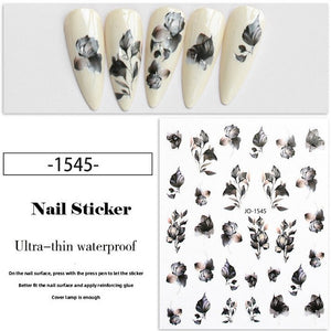 Nail Sticker - 1545 - Flower