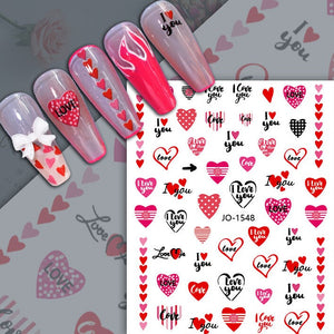 Nail Sticker - 1548 - Heart