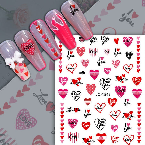 Nail Sticker - 1548 - Heart